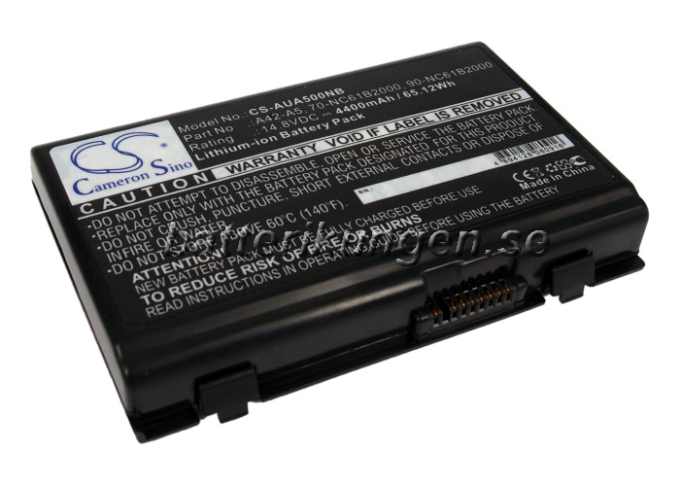 Batteri till Asus A5 mfl - 4.400 mAh