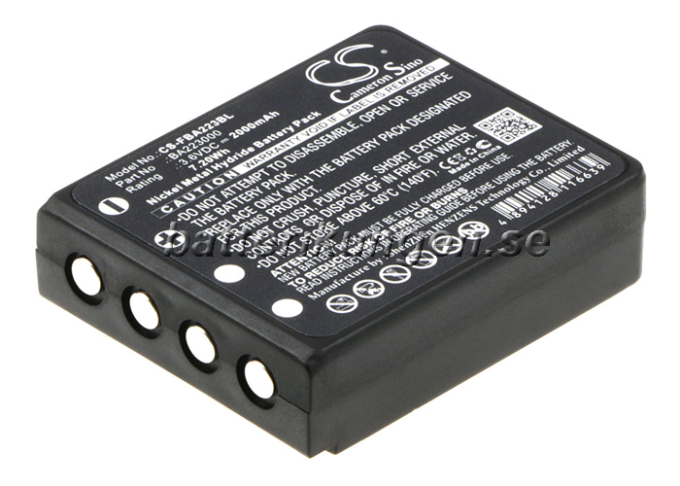 Batteri till HBC Radiomatic Keynote mfl - 2.000 mAh