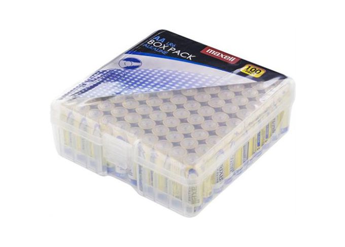 100 pack AA batterier - Maxell