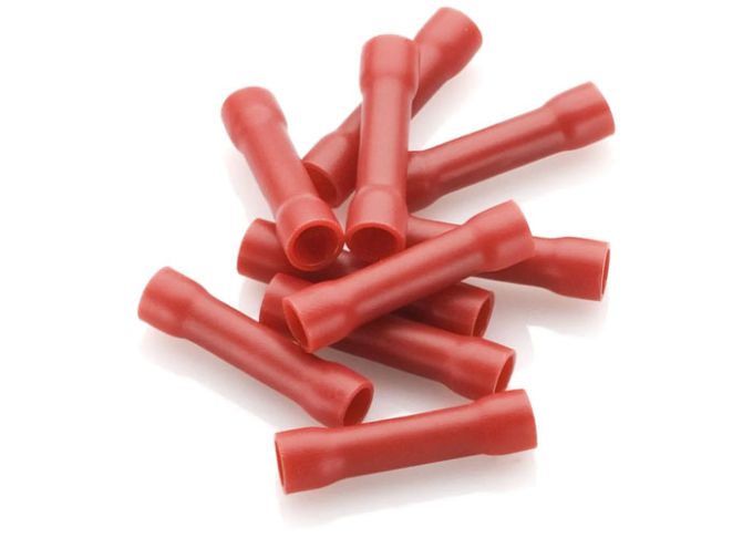 Skarvhylsa Röd - 0.5 - 1.5 mm kablar - 10 st