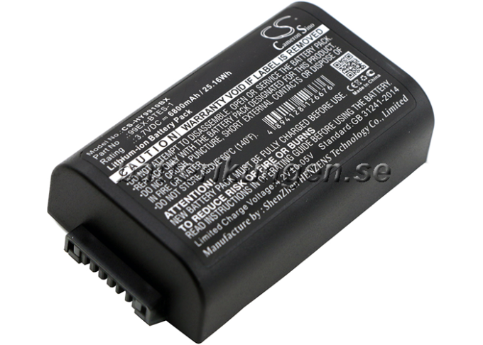 Batteri till Honeywell 99GX mfl - 6.800 mAh