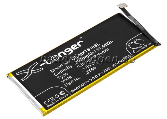 Batteri till Motorola Moto G6 Plus mfl - 3.000 mAh