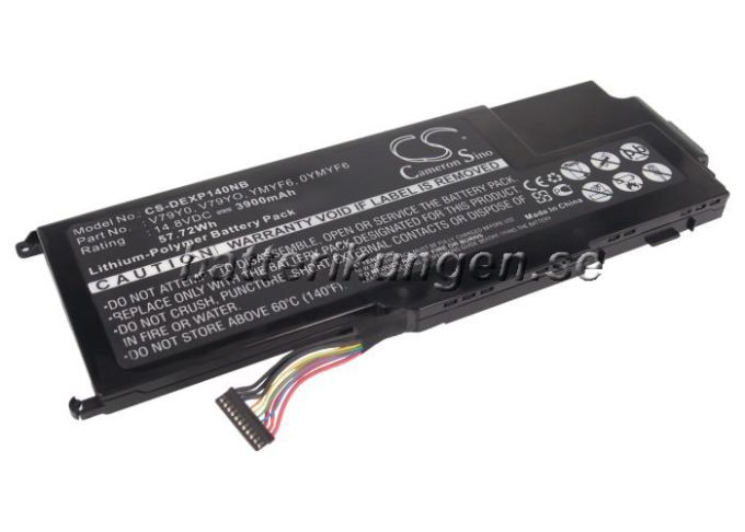 Batteri till Dell XPS 14z mfl - 3.900 mAh