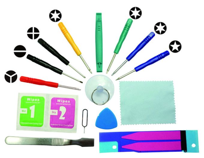Verktygskit för batteribyte - Smartphone - Surfplatta