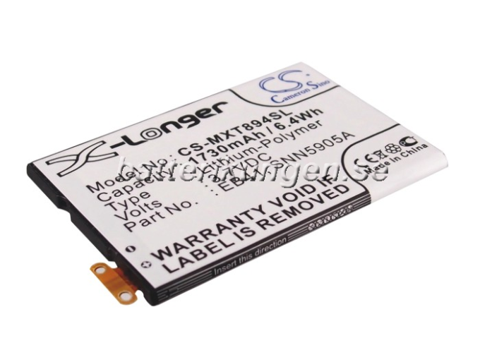 Batteri till Motorola Droid 4 mfl - 1.730 mAh
