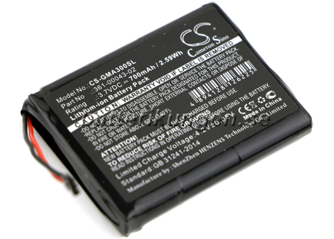 Batteri till Garmin Approach G30 mfl - 700 mAh