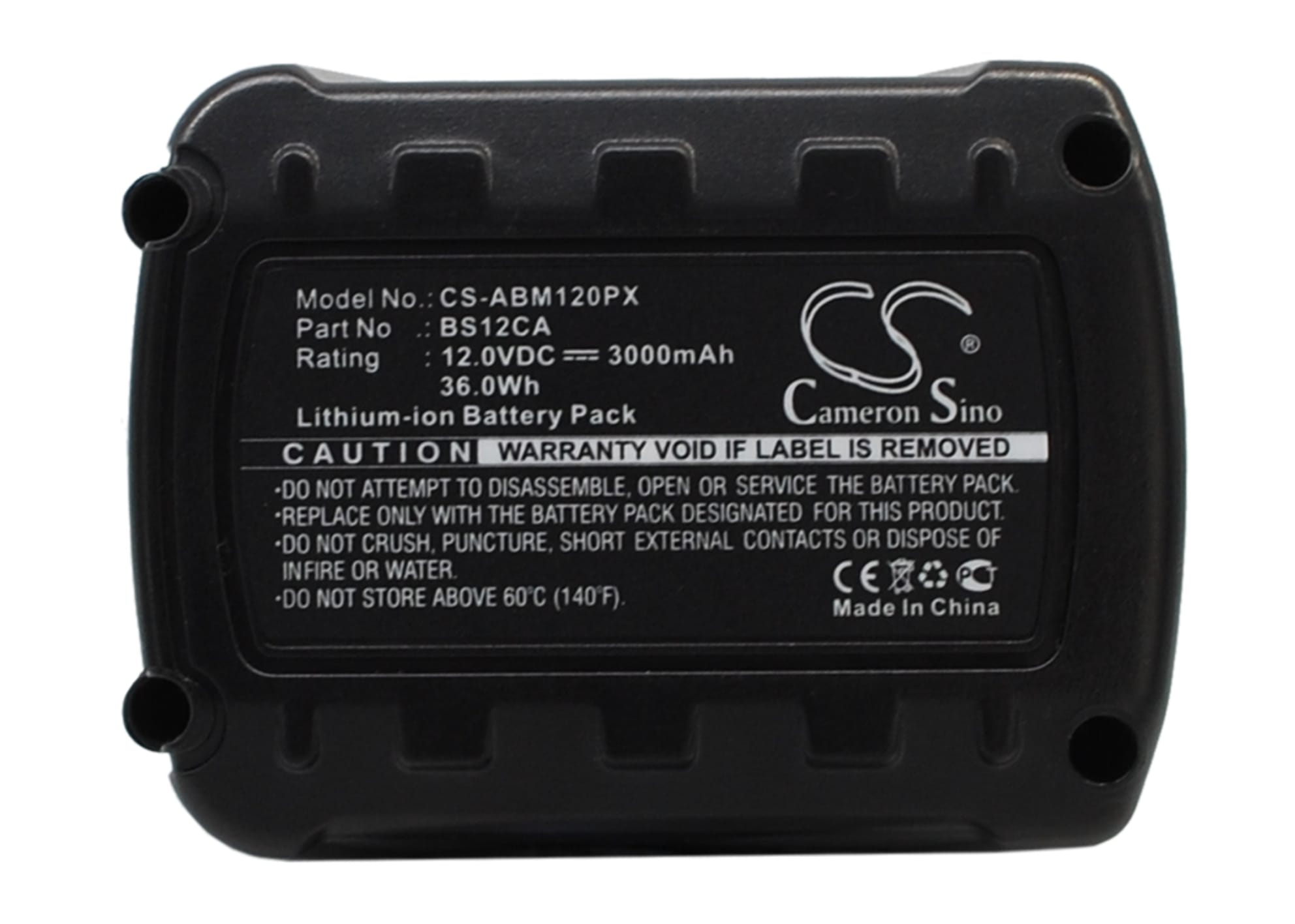 Batteri till AEG MC-BS12CA - 3.000 mAh