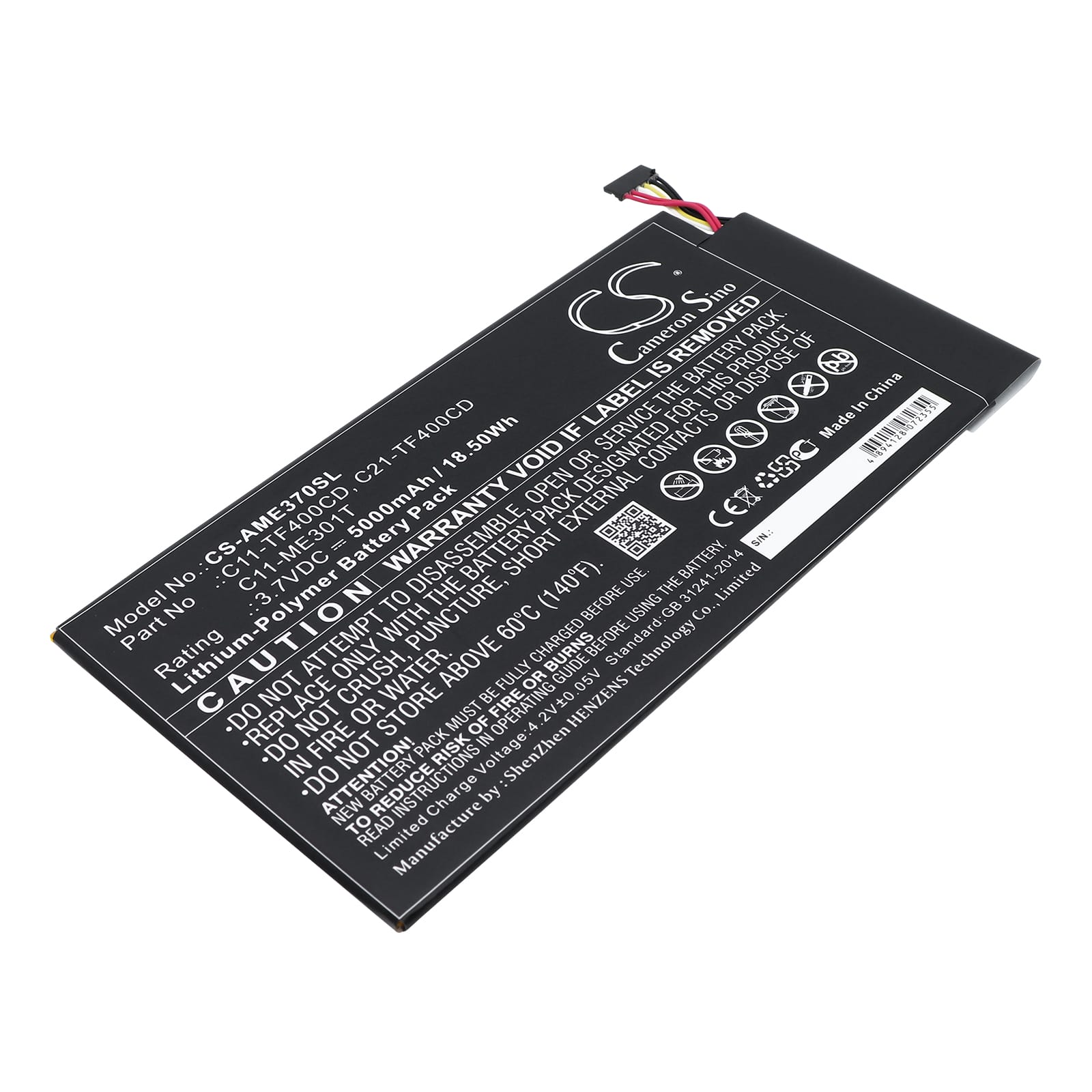Batteri till Asus Transformer Pad mfl - 5.000 mAh