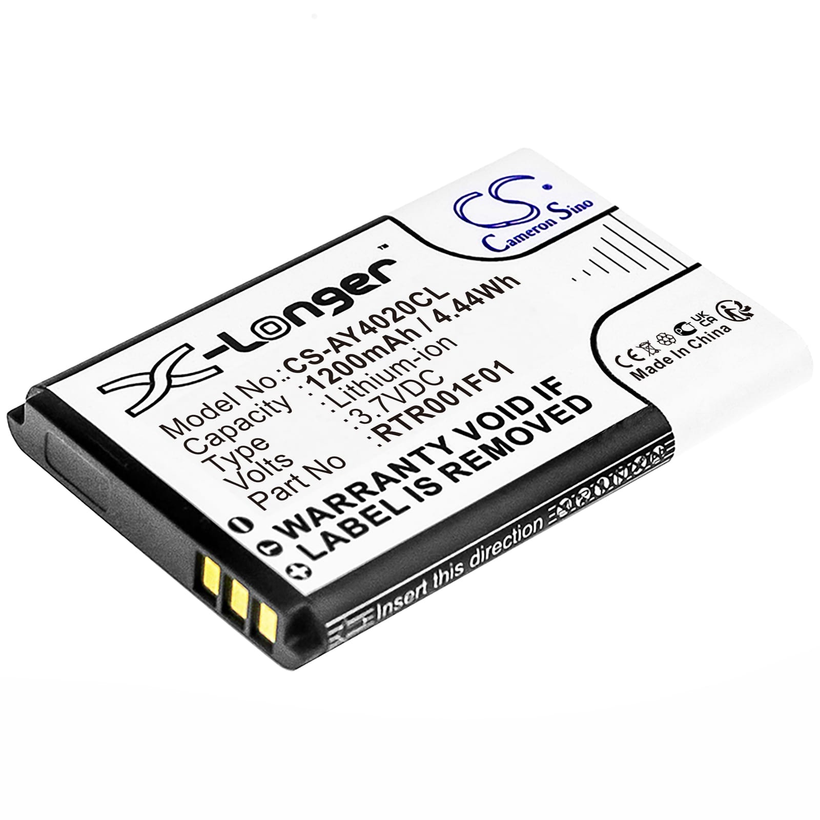Batteri till Doro 2414 mfl - 1.200 mAh