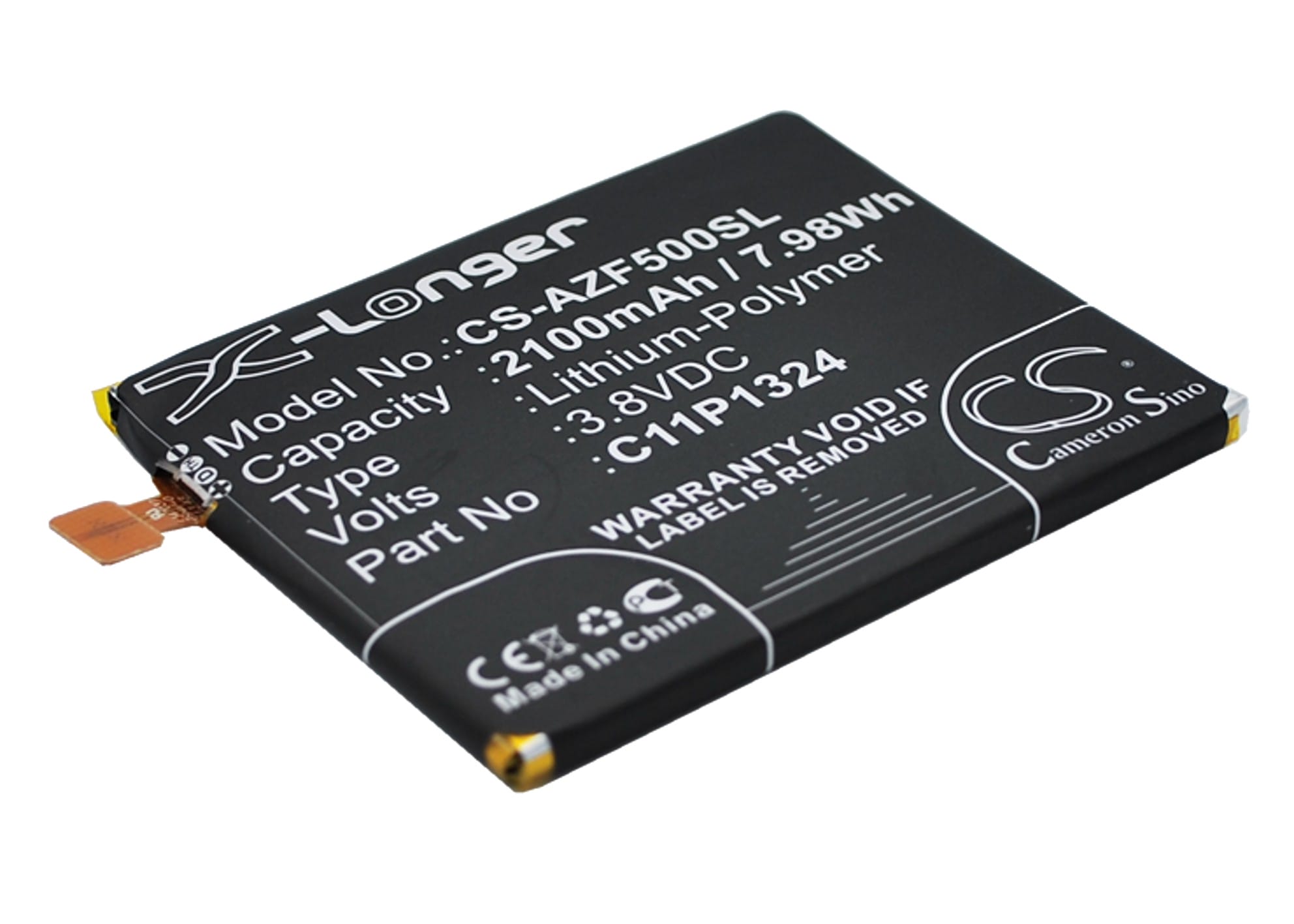 Batteri till Asus ZenFone 5 mfl - 2.100 mAh