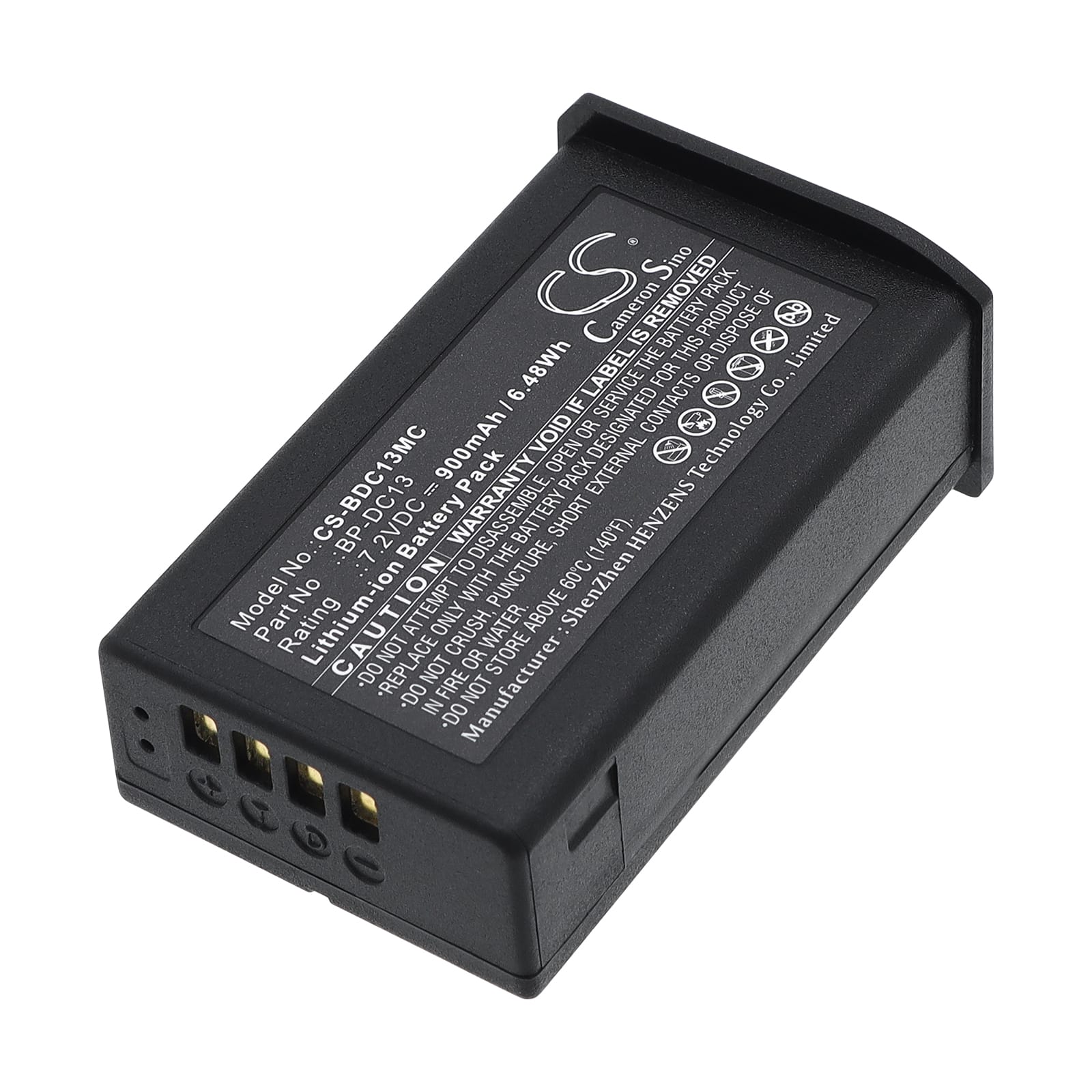 Batteri till Leica som ersätter BP-DC13