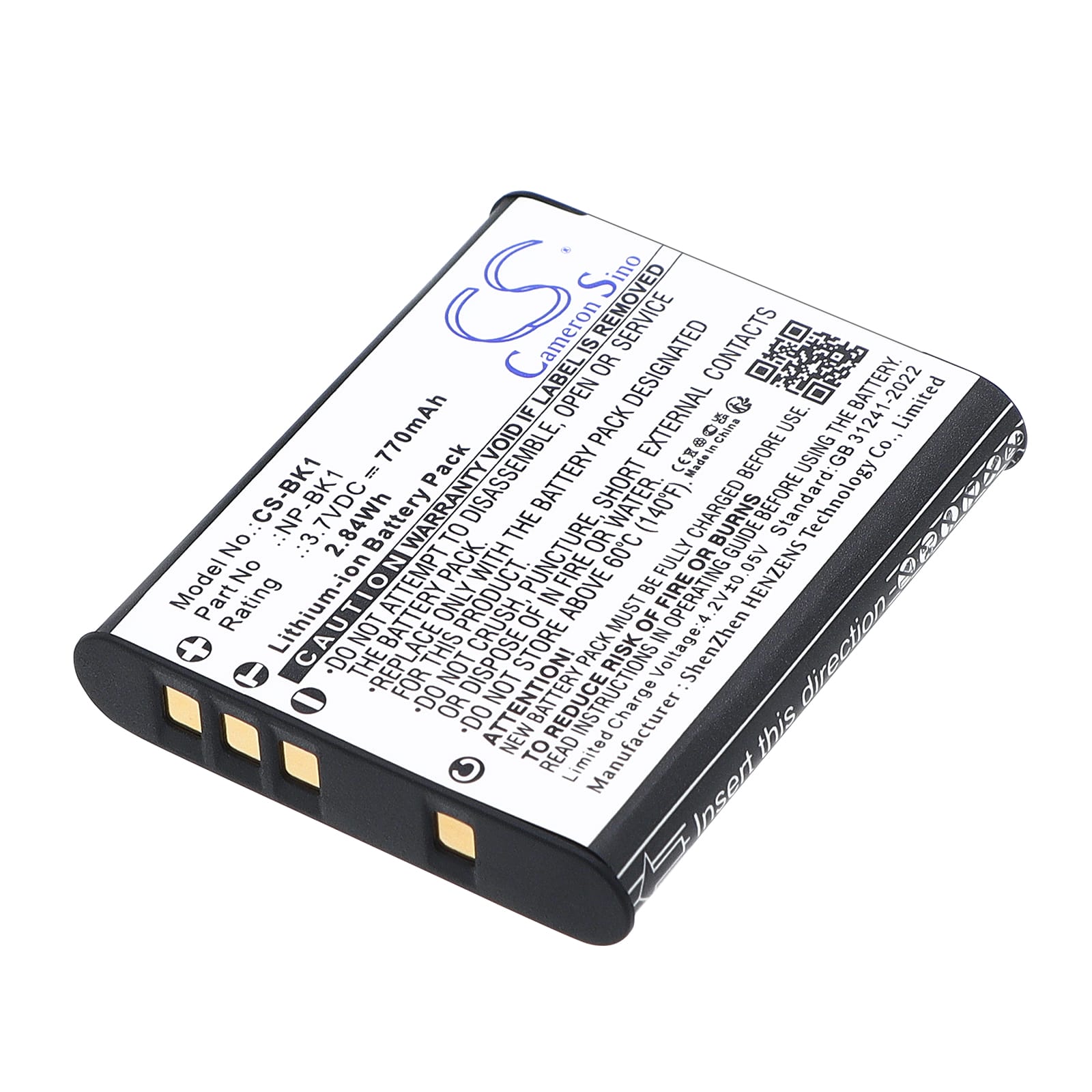Batteri till Sony som ersätter NP-BK1