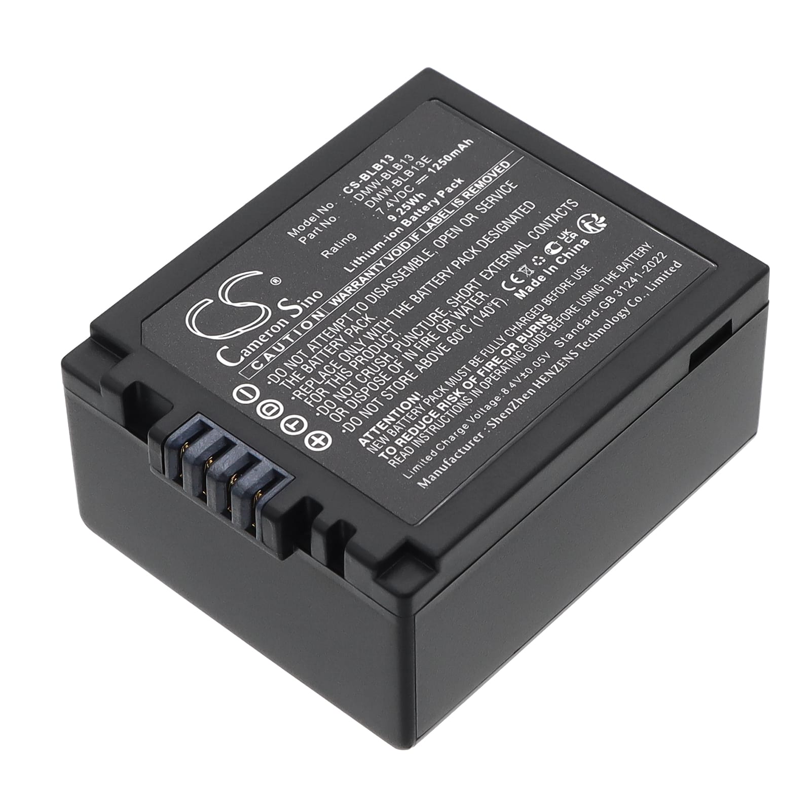 Batteri till Panasonic som ersätter DMW-BLB13