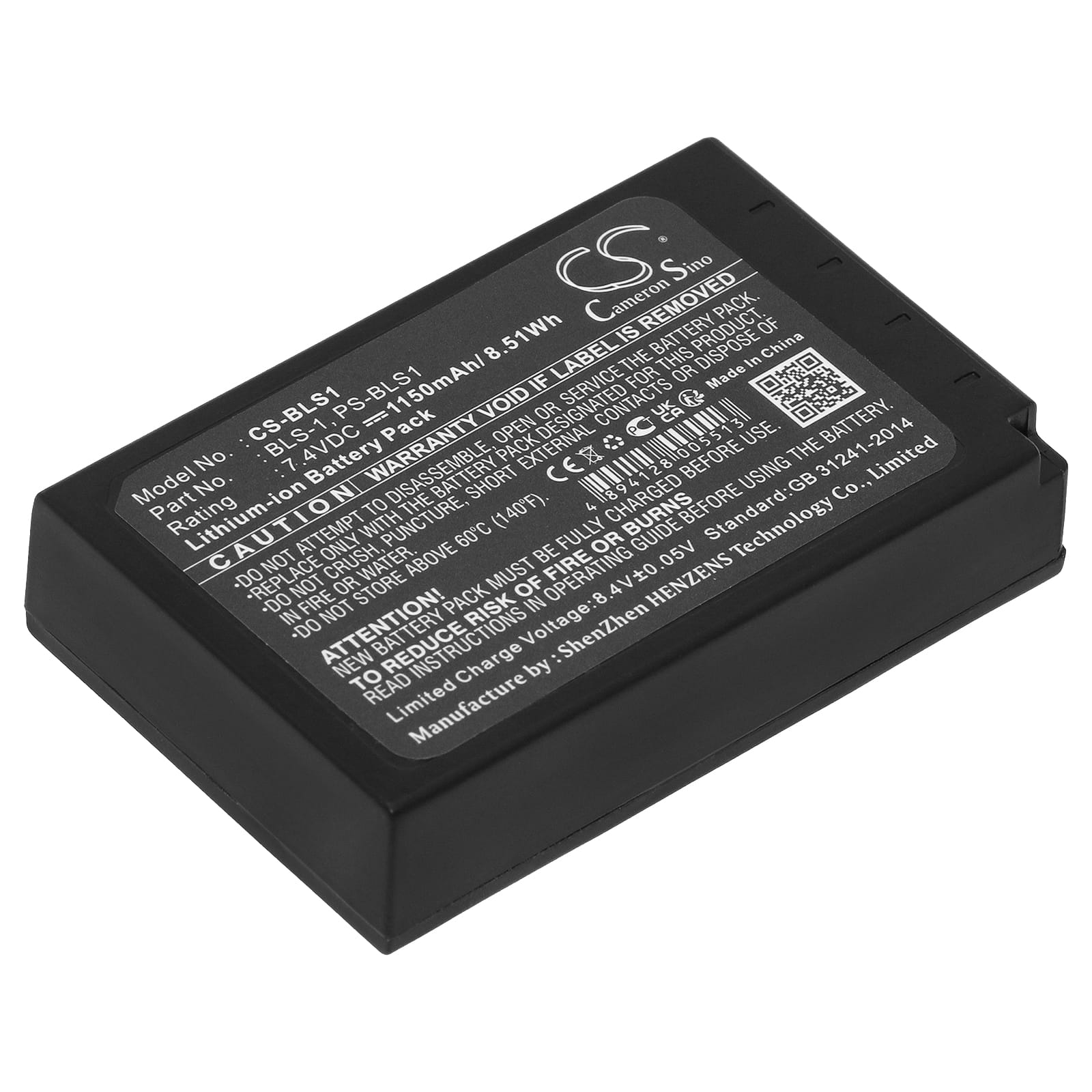 Batteri till Olympus som ersätter BLS-1