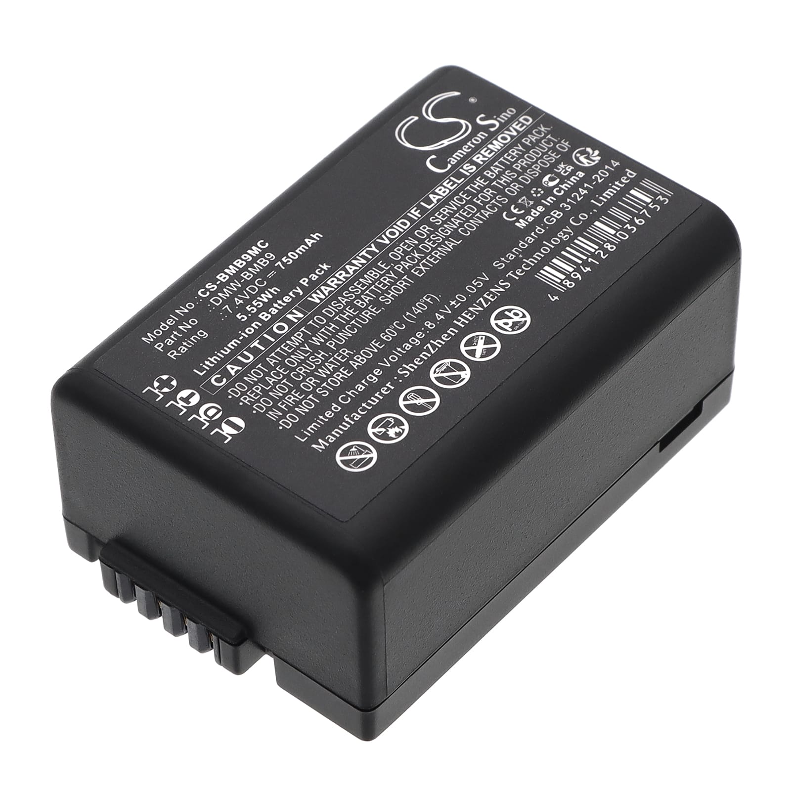 Batteri till Panasonic som ersätter DMW-BMB9