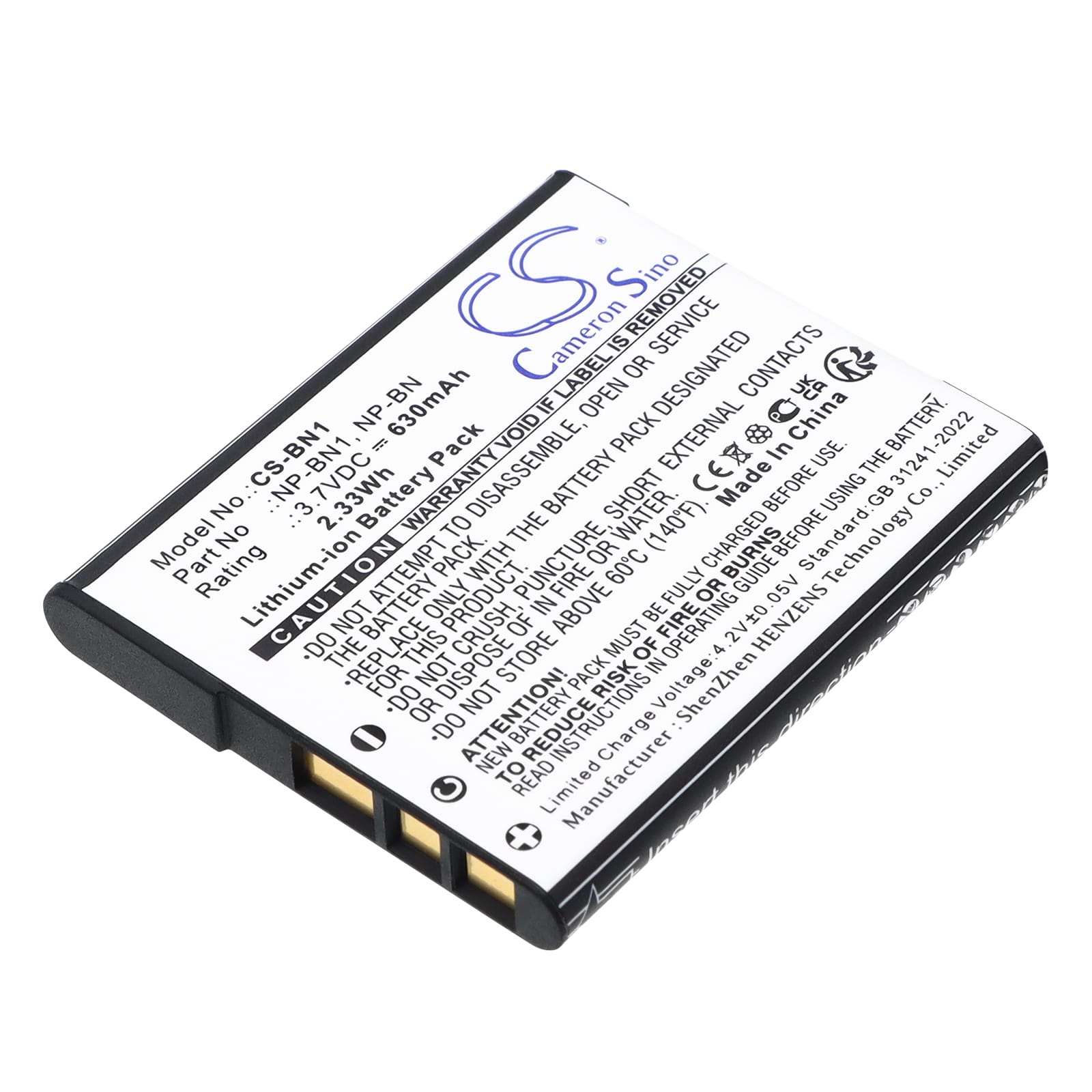 Batteri till Sony som ersätter NP-BN1