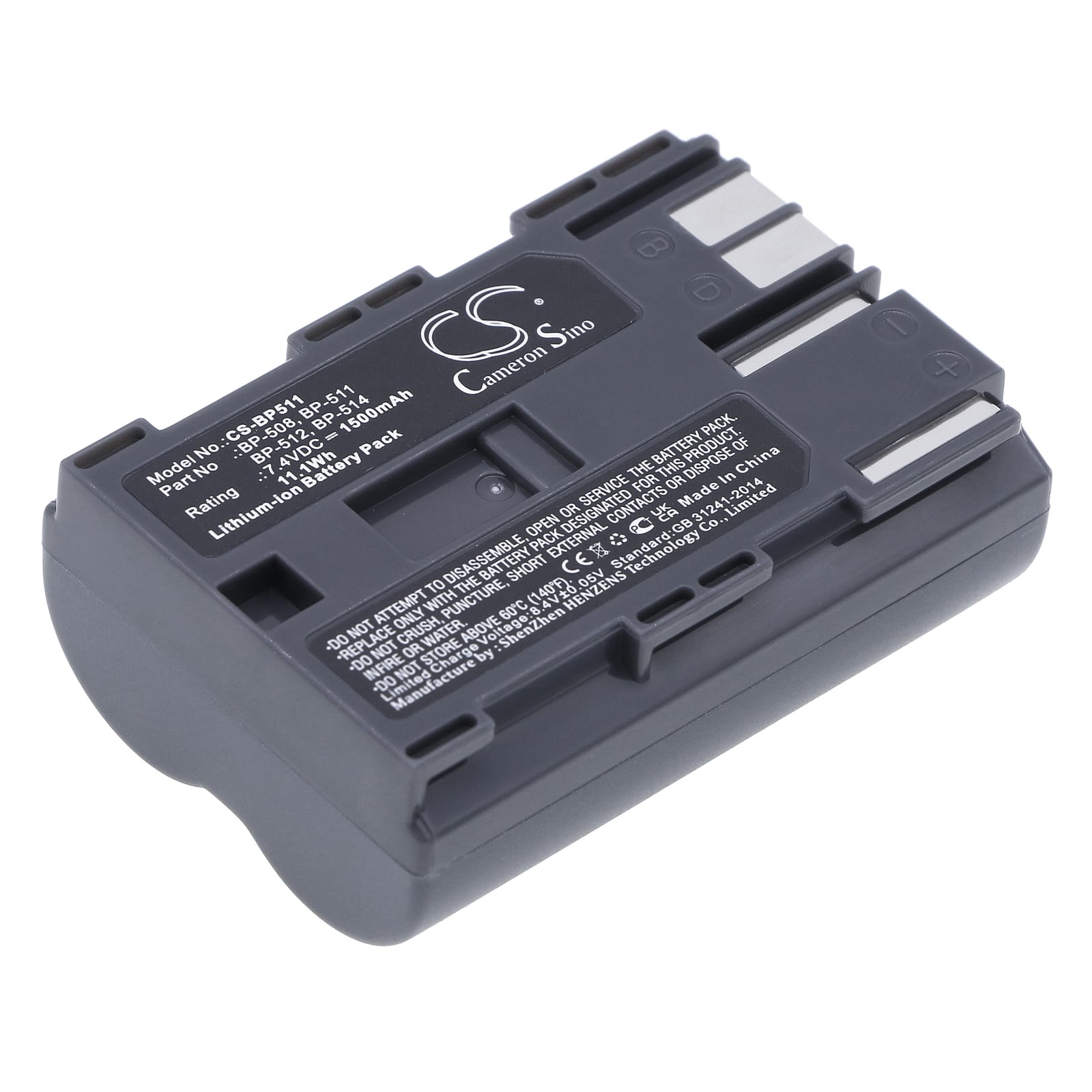 Batteri till Canon som ersätter BP-511 mfl