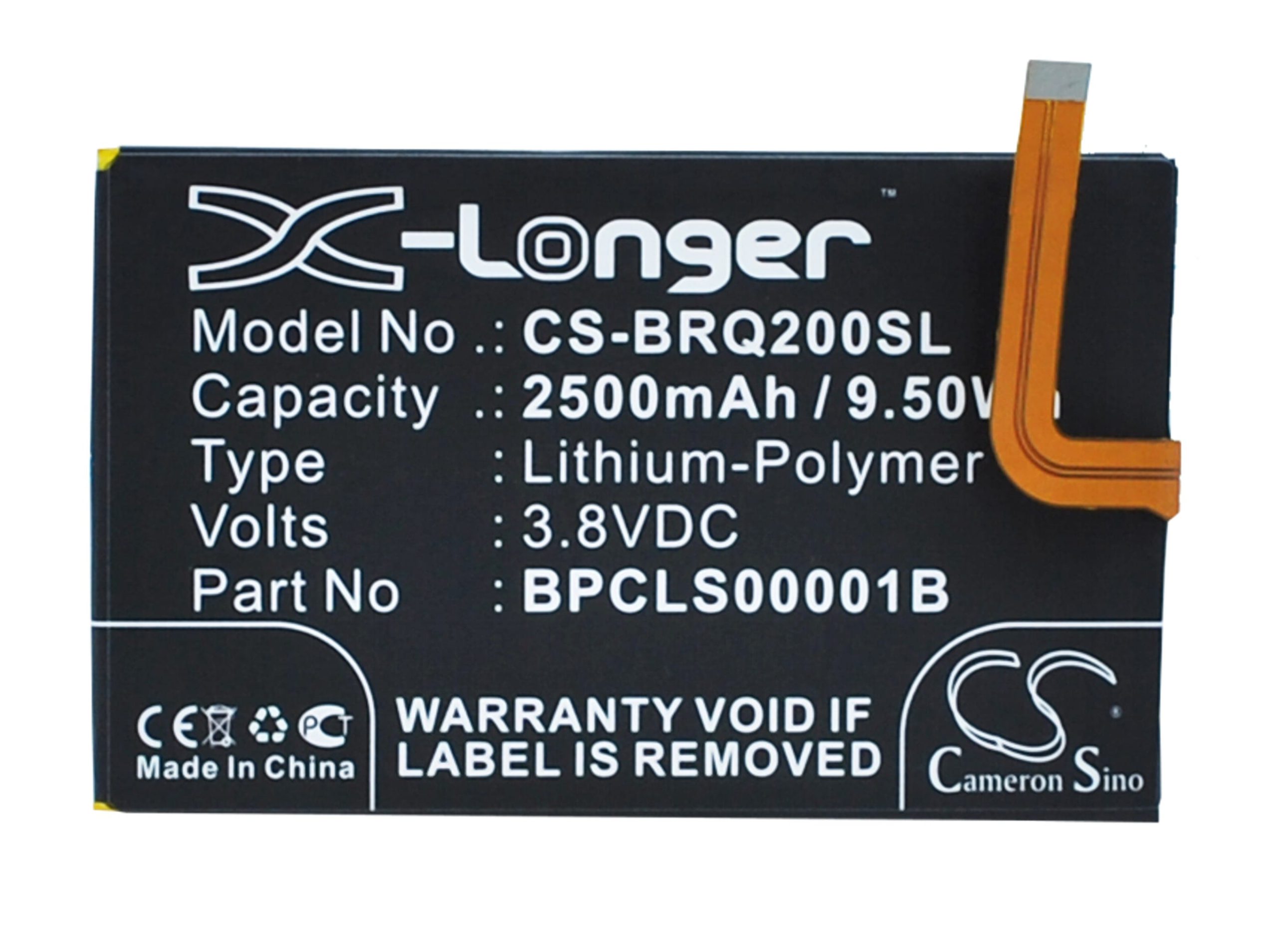 Batteri till BlackBerry Classic mfl - 2.500 mAh