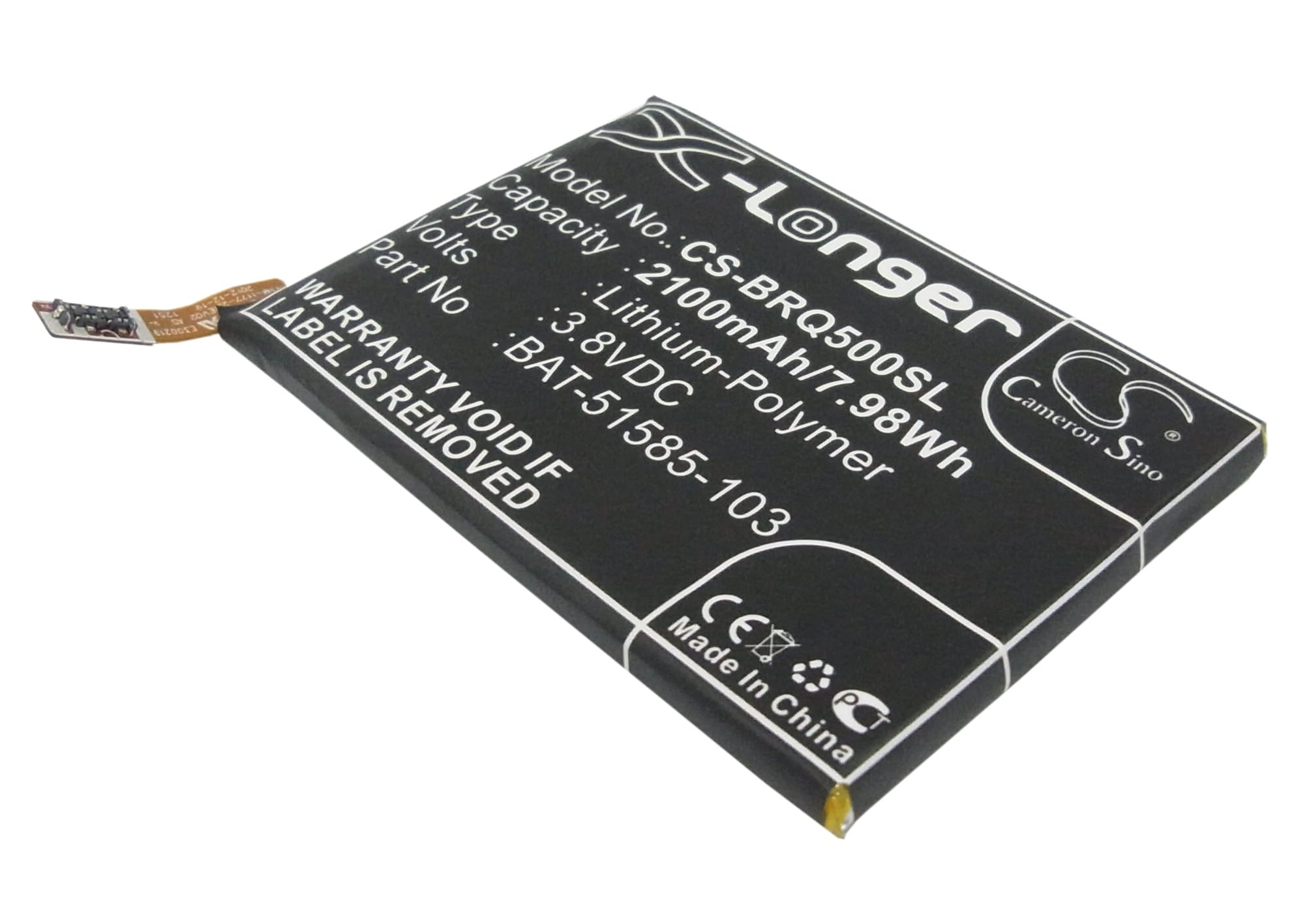 Batteri till BlackBerry Q5 mfl - 2.100 mAh