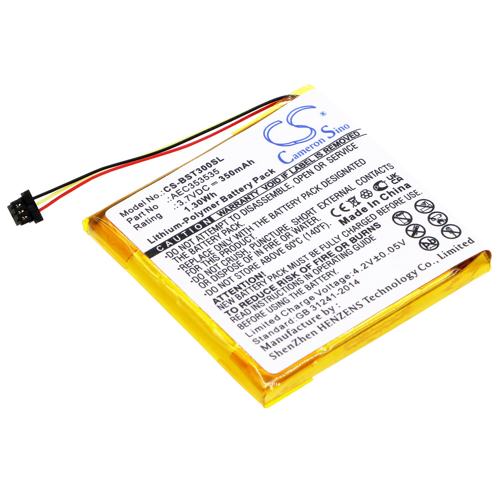 Batteri till Beats Solo 2.0 mfl - 350 mAh