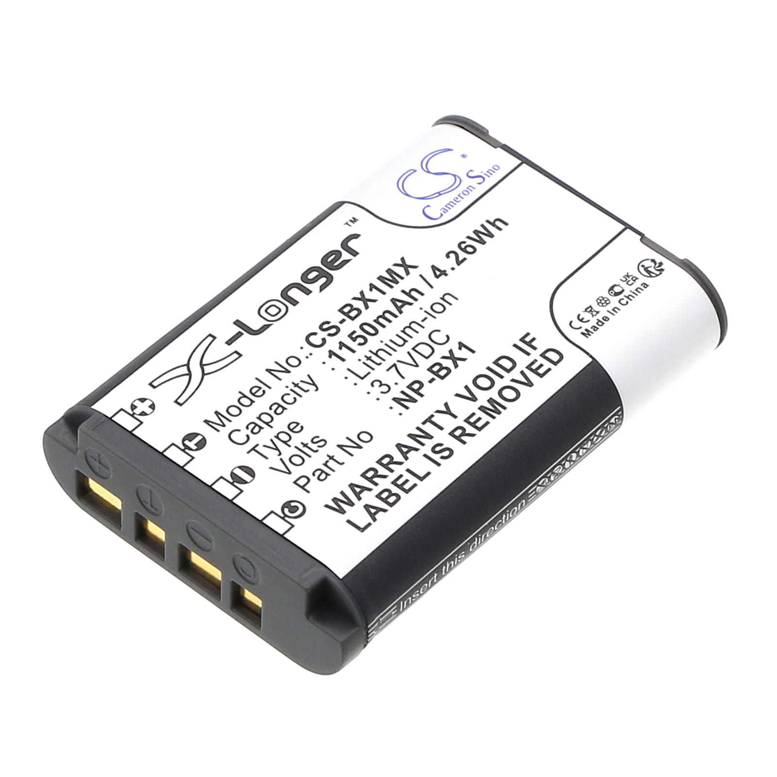 Batteri till Sony som ersätter NP-BX1