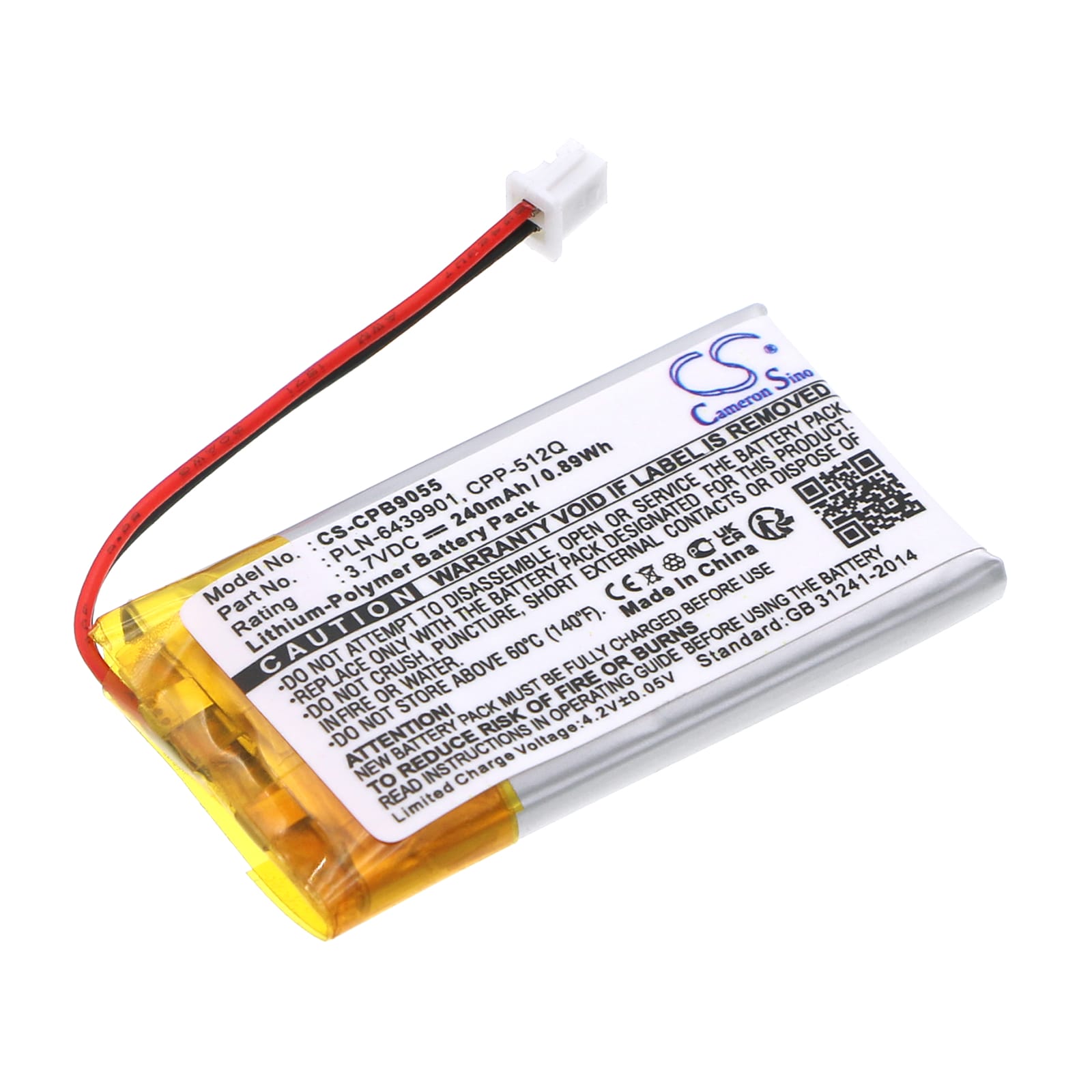 Batteri till Plantronics 64327-01 mfl