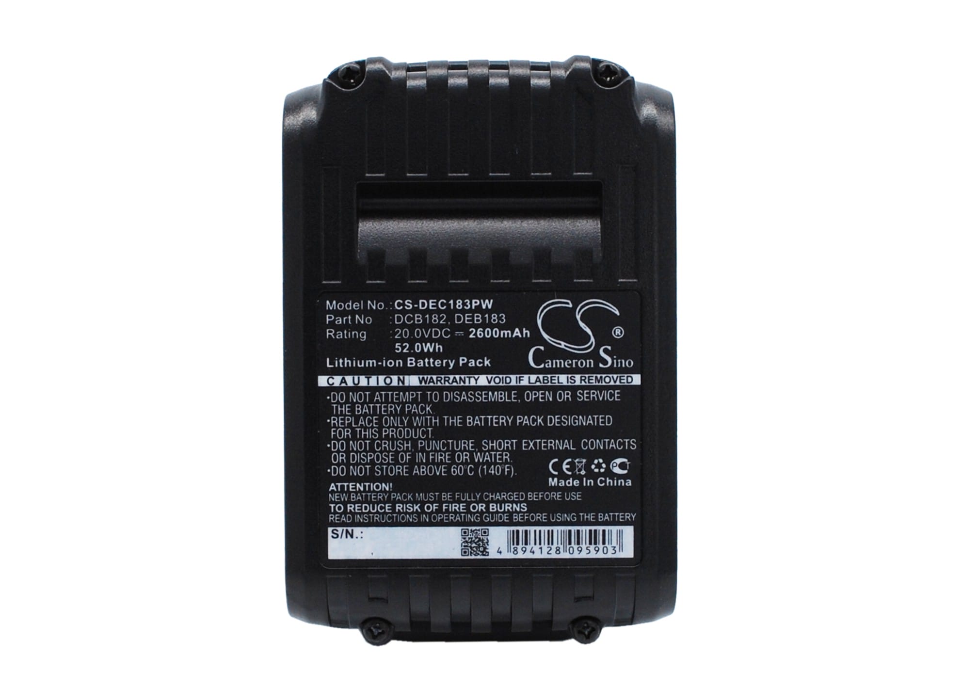 Batteri till Dewalt DCD740 mfl - 2.600 mAh