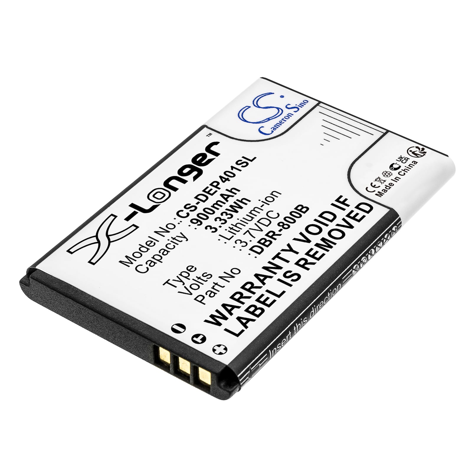 Batteri till Doro Primo 401 mfl - 900 mAh