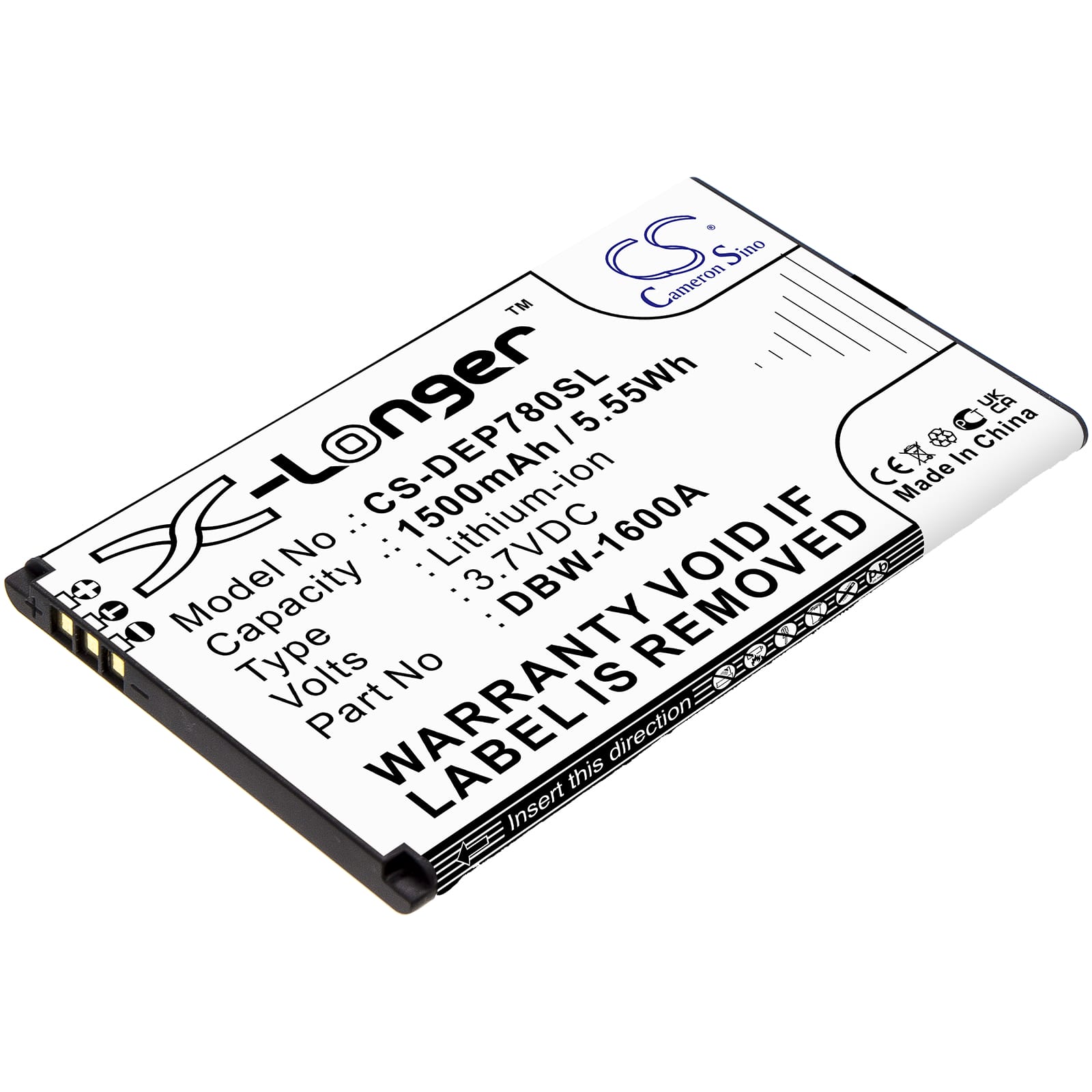 Batteri till Doro 7010 mfl - 1.500 mAh