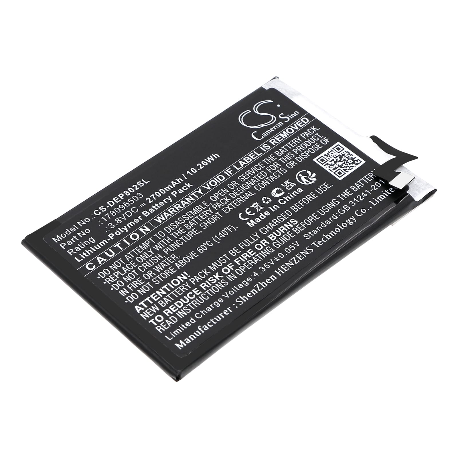 Batteri till Doro 8020X mfl - 2.700 mAh