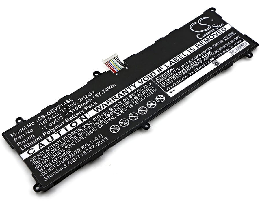 Batteri till Dell Venue 11 Pro 7140 - 5.100 mAh