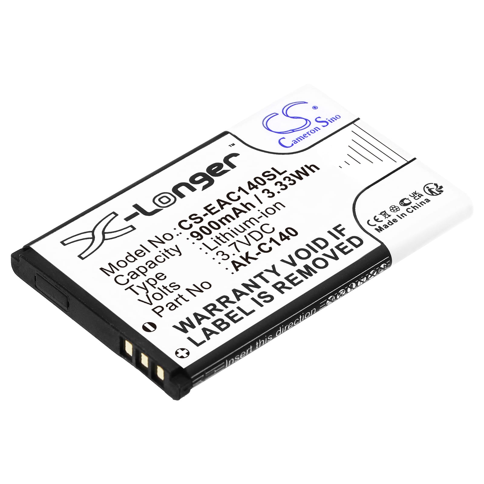 Batteri till Bea-Fon S33 mfl - 900 mAh