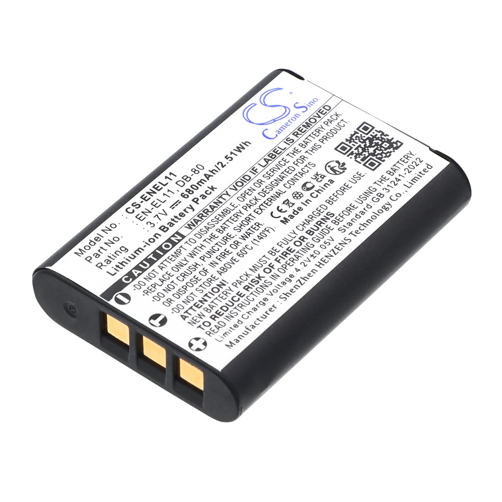 Batteri till Nikon som ersätter EN-EL11