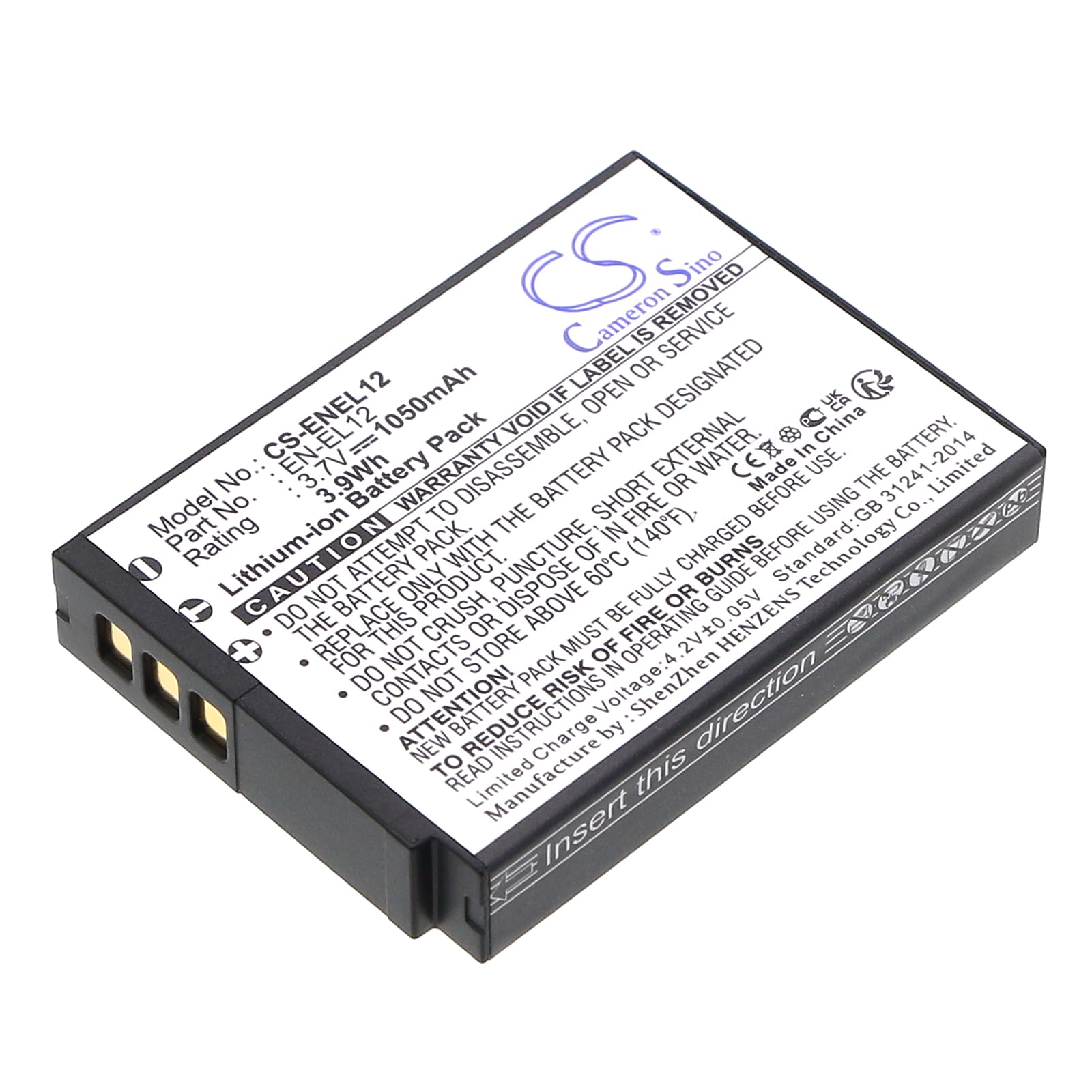 Batteri till Nikon som ersätter EN-EL12