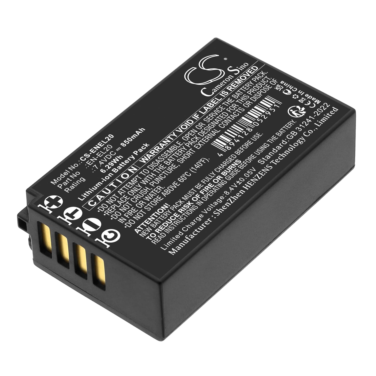 Batteri till Nikon som ersätter EN-EL20