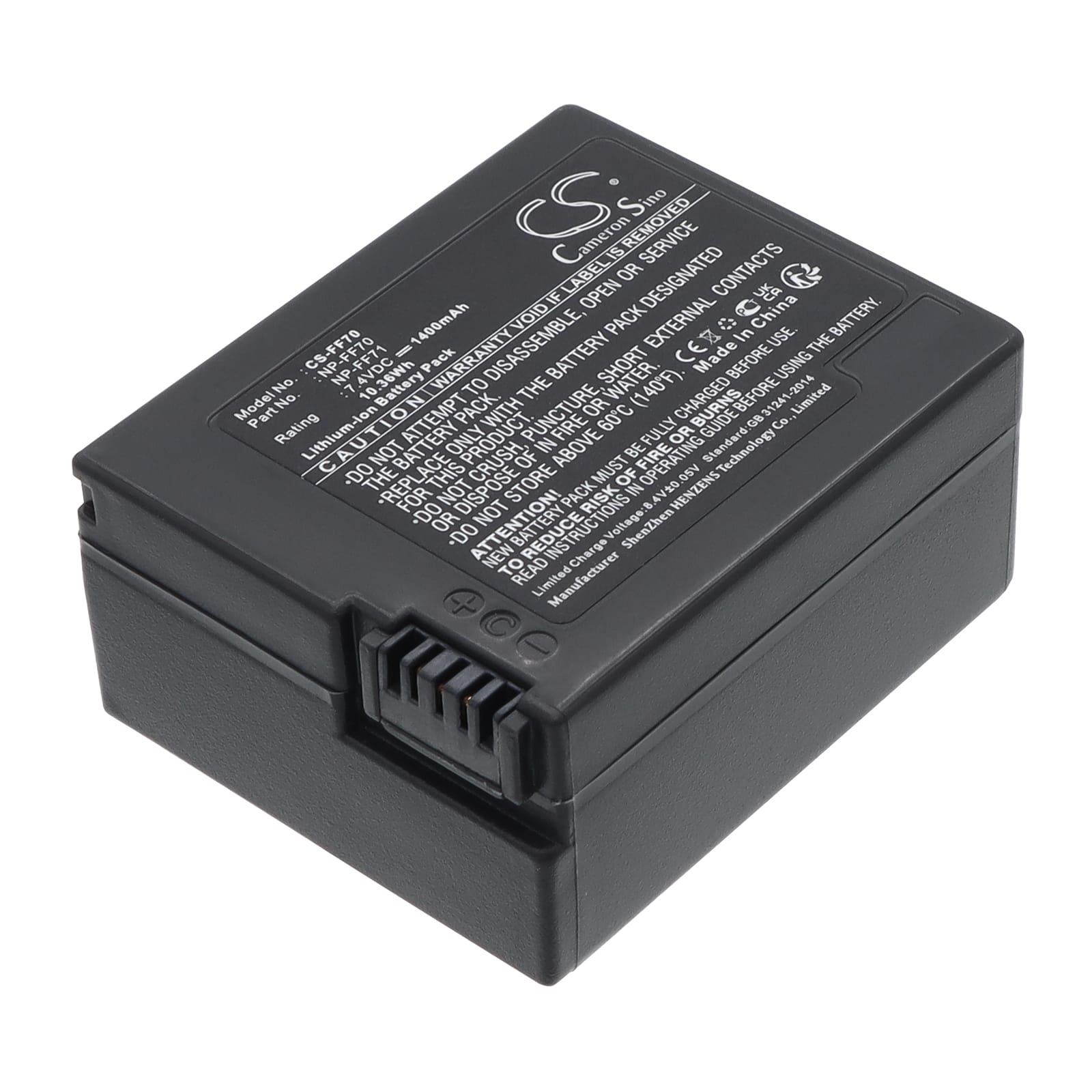Batteri till Sony som ersätter NP-FF70 mfl