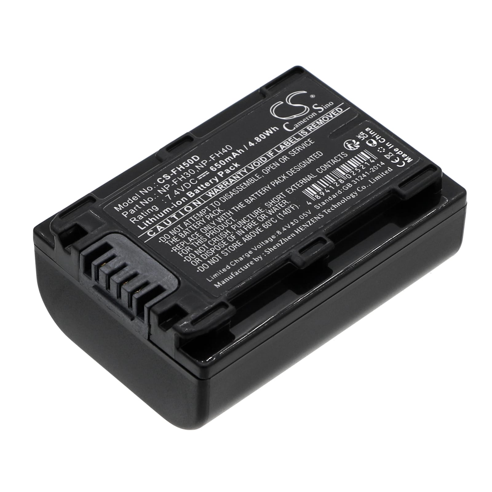 Batteri till Sony som ersätter NP-FH30 mfl