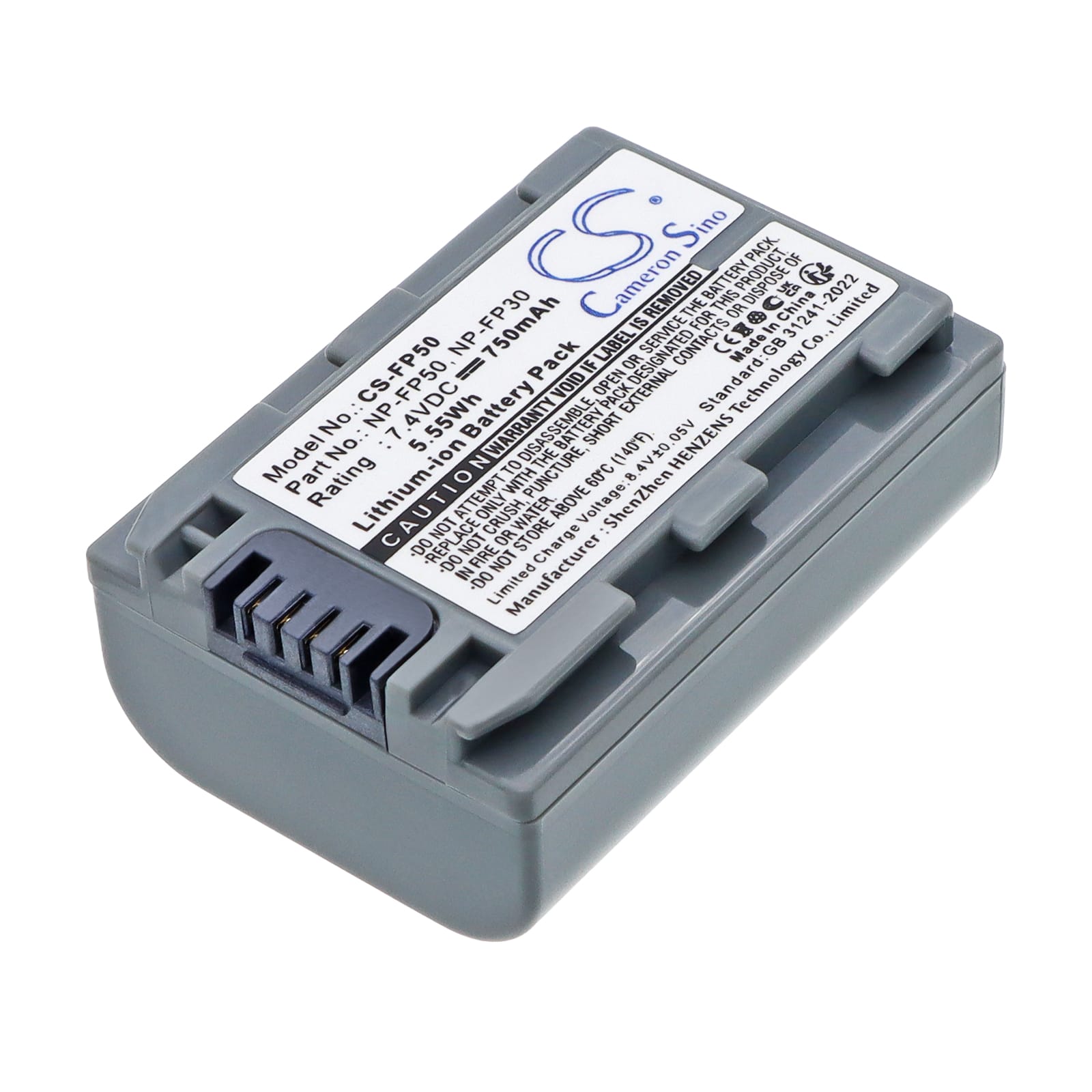 Batteri till Sony som ersätter NP-FP50 mfl