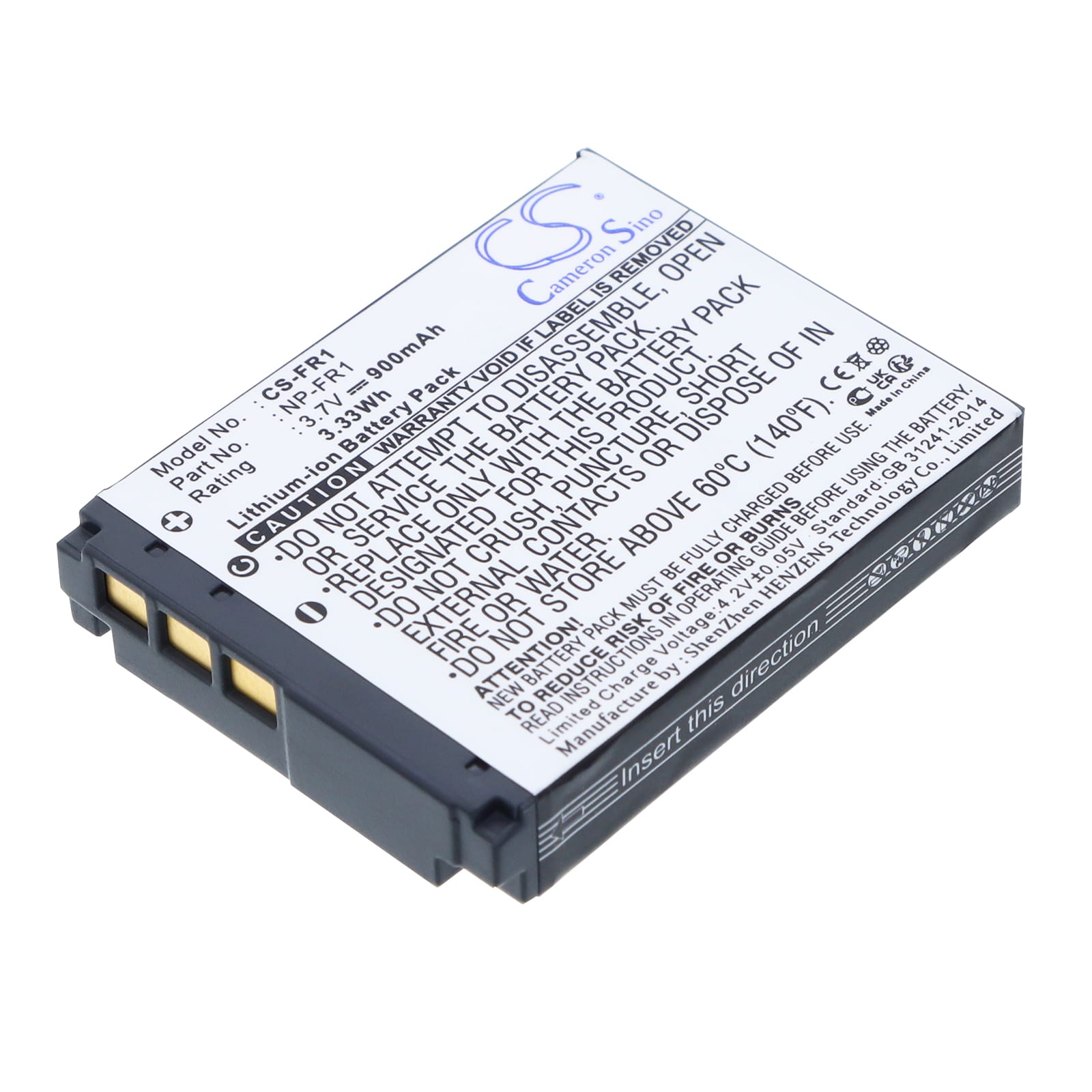 Batteri till Sony som ersätter NP-FR1
