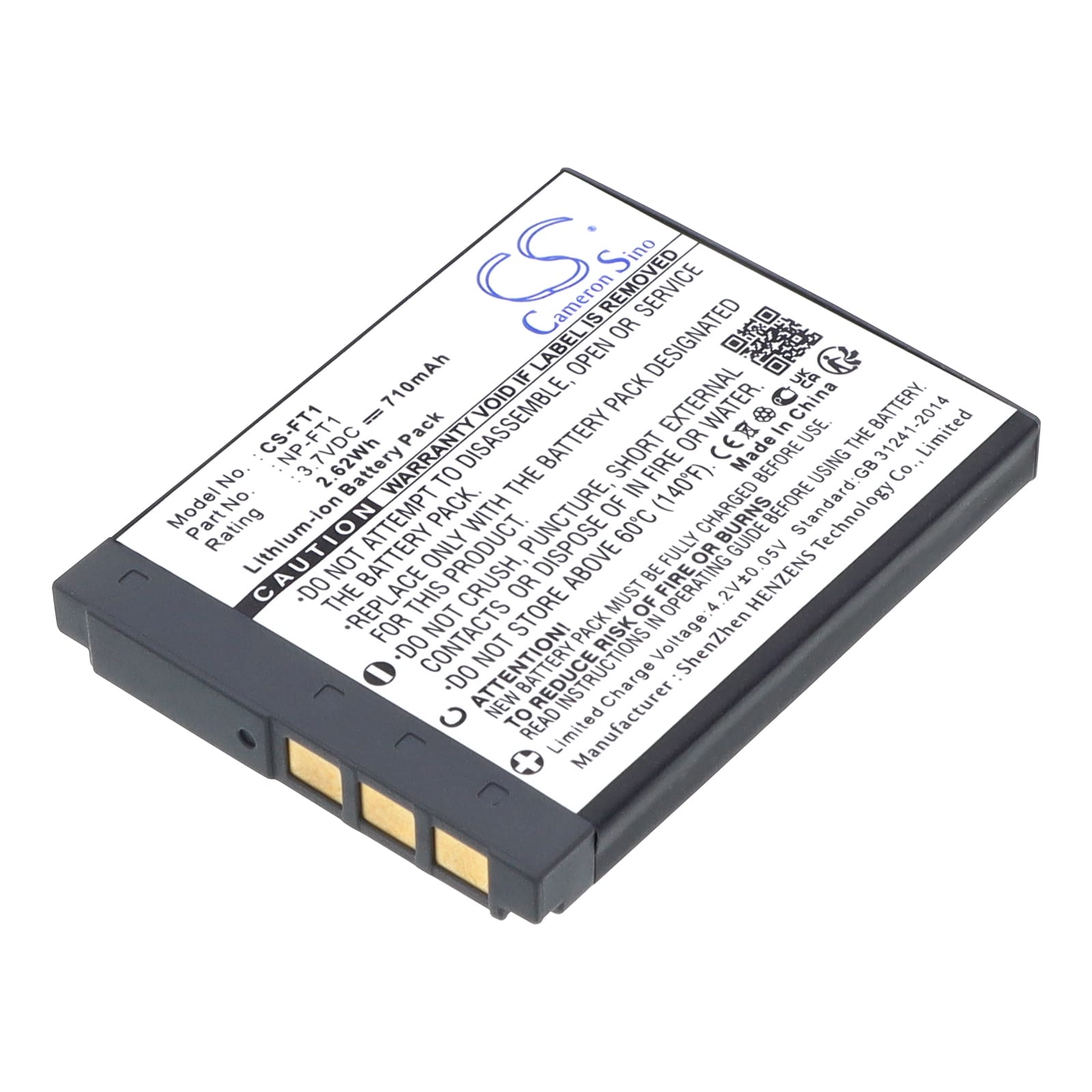 Batteri till Sony som ersätter NP-FT1