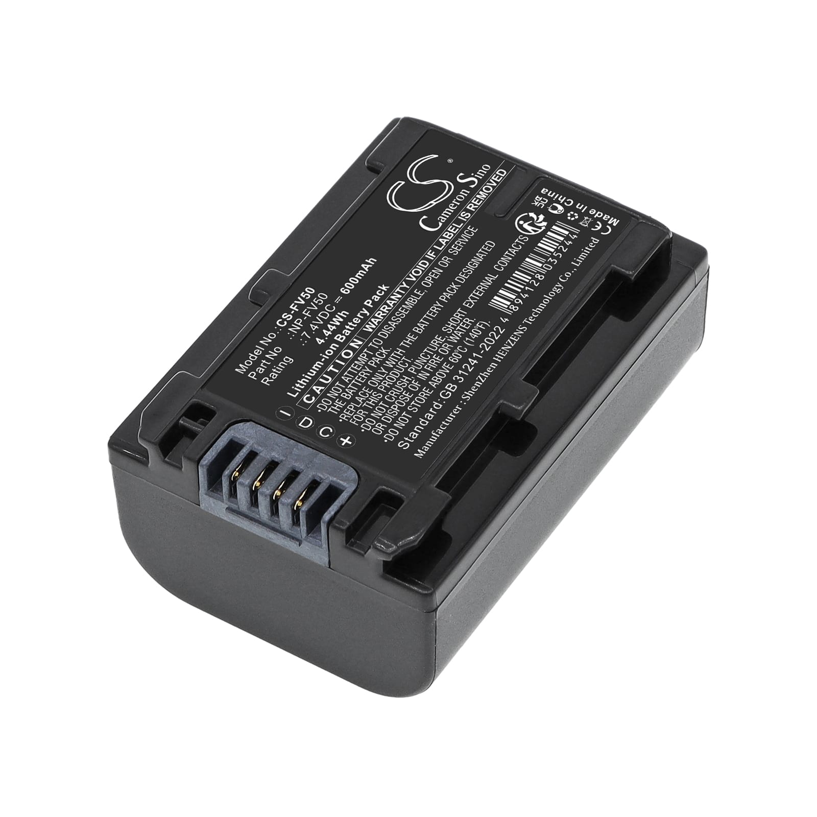 Batteri till Sony som ersätter NP-FV50