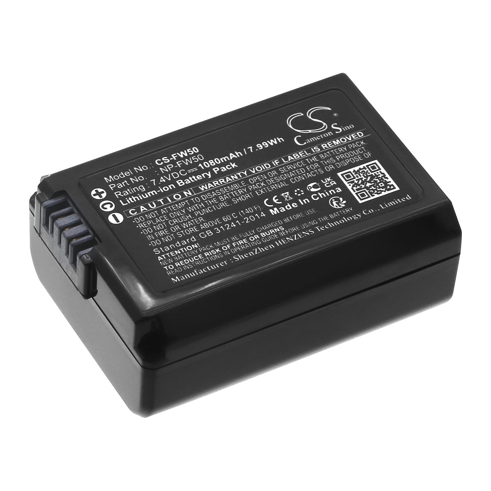 Batteri till Sony som ersätter NP-FW50