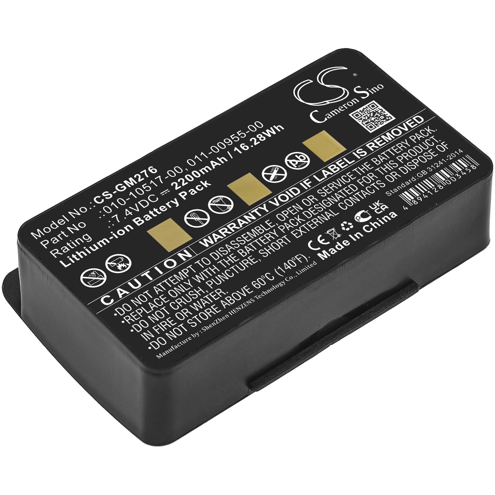 Batteri till Garmin GPSMAP276C mfl