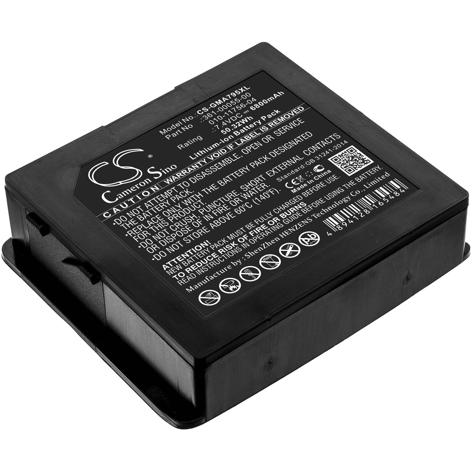 Batteri till Garmin Aera 795 mfl - 6.800 mAh