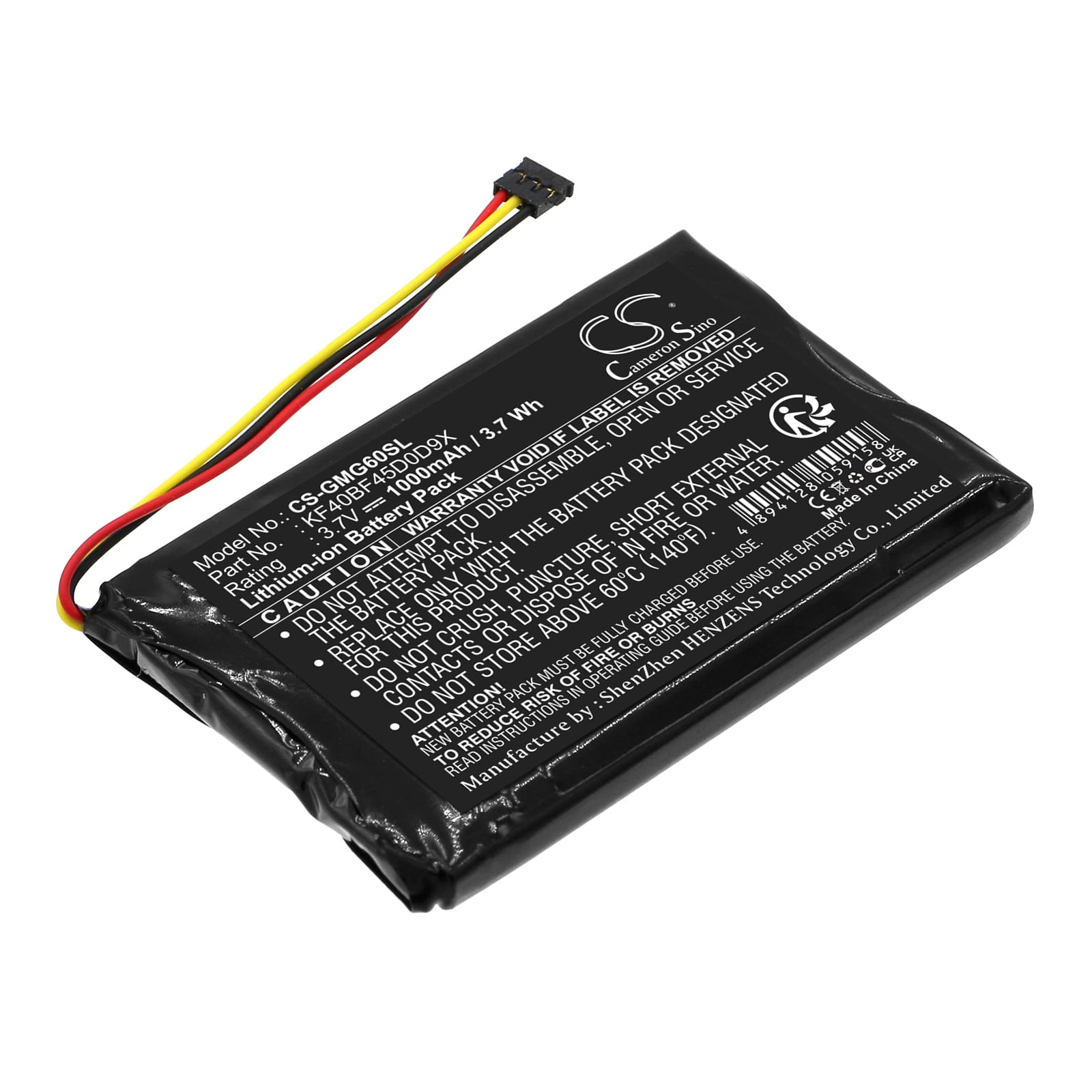Batteri till Garmin Approach G6 - 1.000 mAh