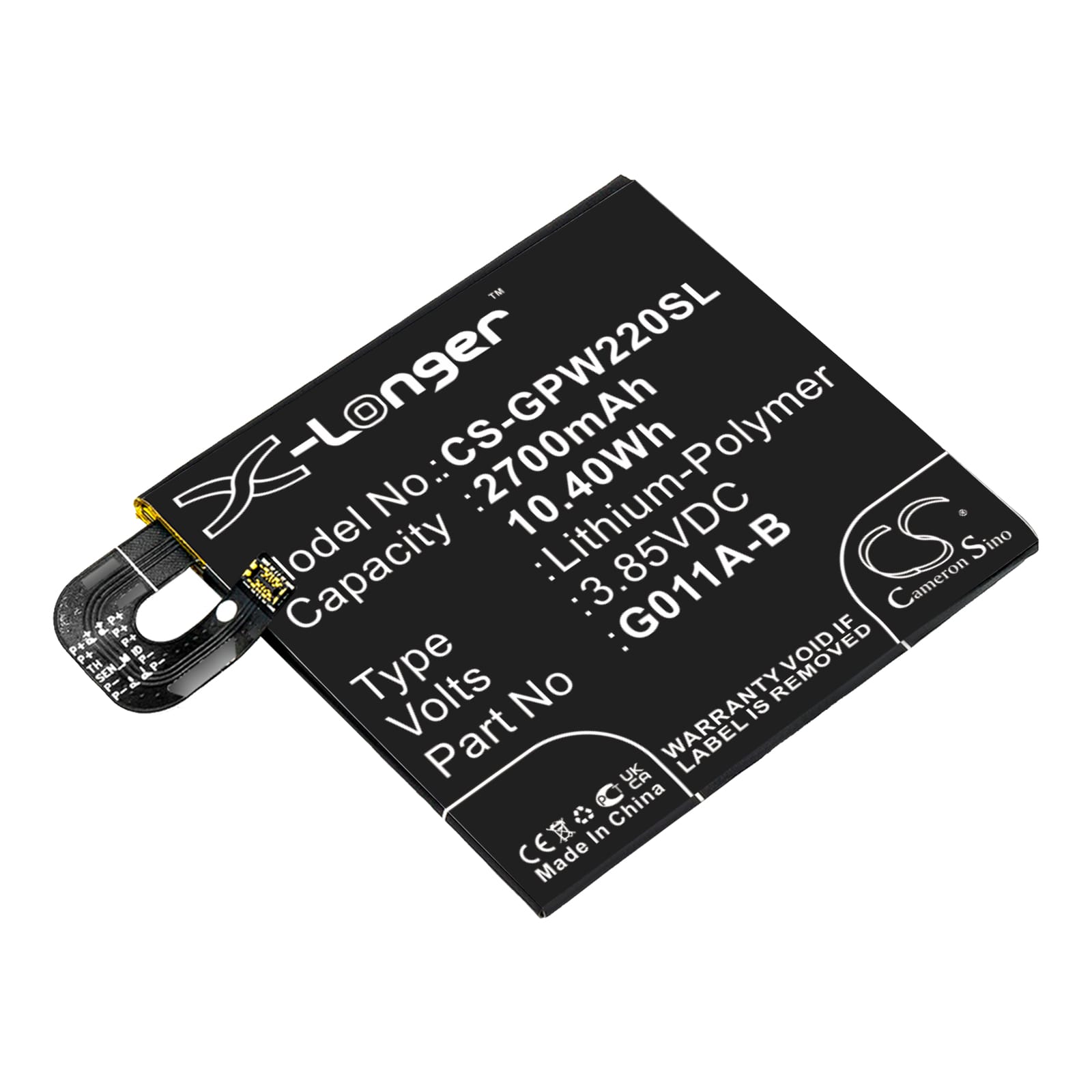 Batteri till Google Pixel 2 - 2.700 mAh
