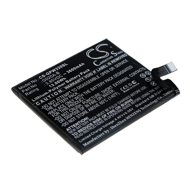 Batteri till Google Pixel 3A XL mfl - 3.600 mAh