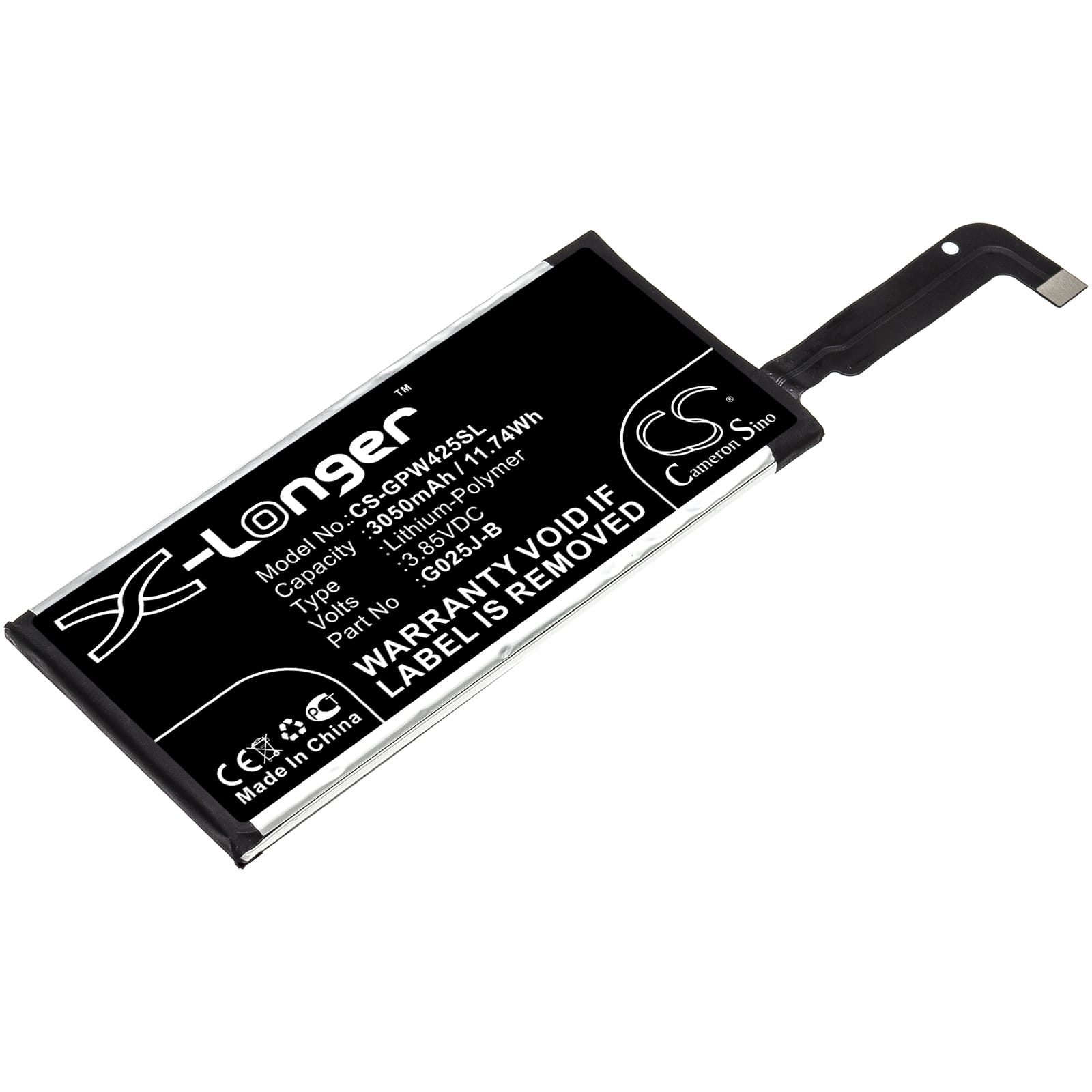 Batteri till Google Pixel 4A mfl - 3.050 mAh