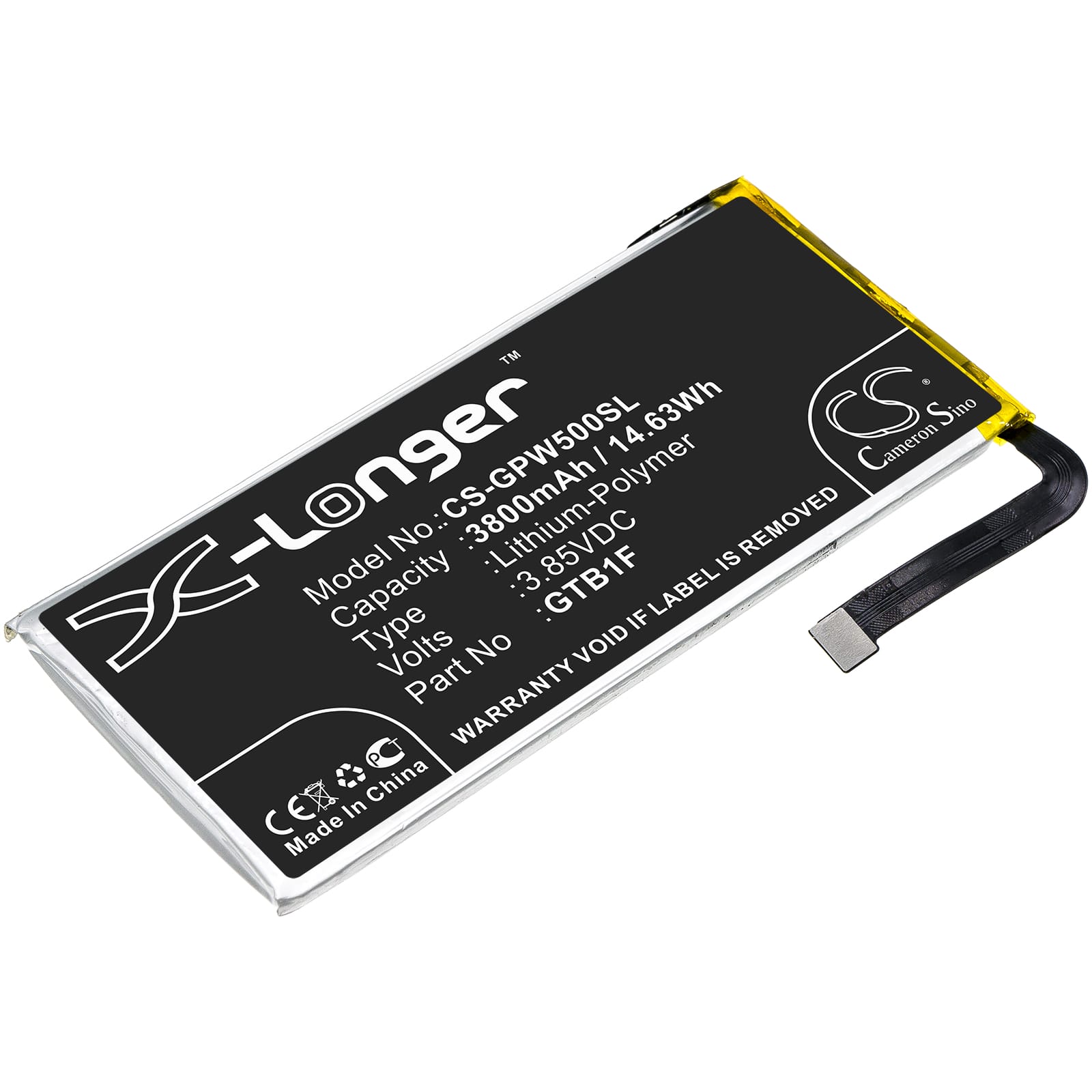 Batteri till Google Pixel 5 - 3.800 mAh