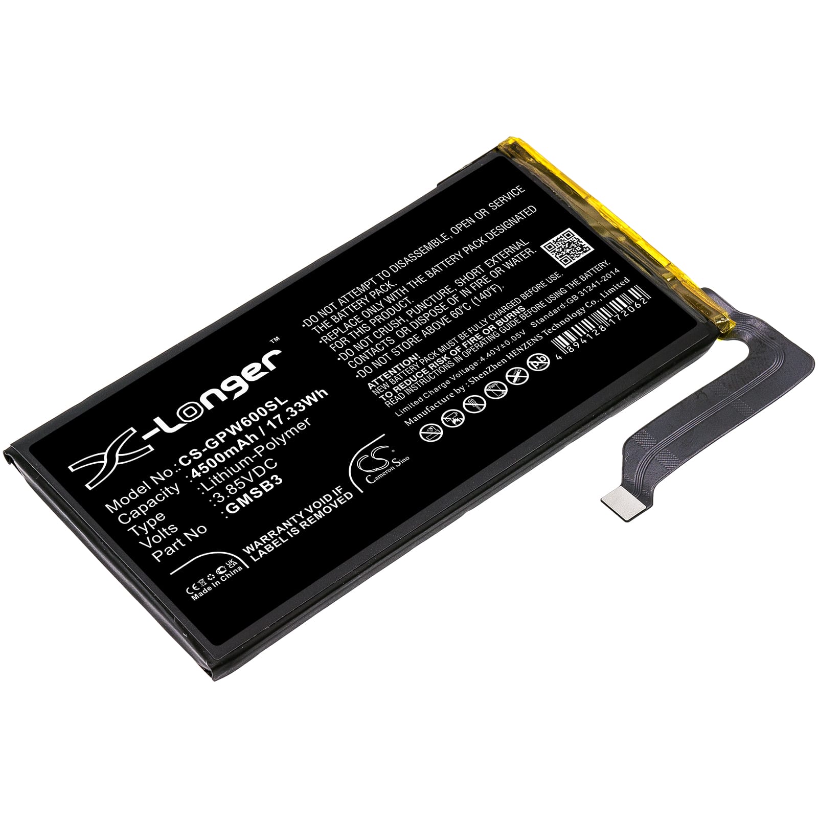 Batteri till Google Pixel 6 - 4.500 mAh